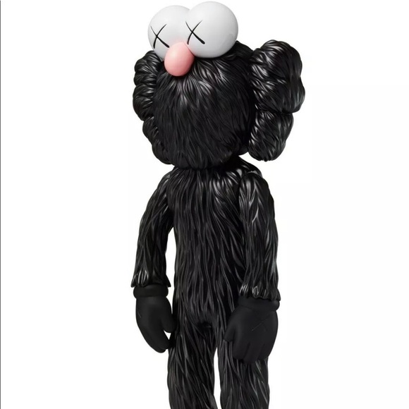 kaws Other - New Kaws Bff Open Edition Vinyl Figure Black 2020